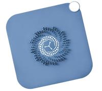 MOTHNUR Coussin de Drainage Silicone Antifuite Bleu Tapis Égouttoir Découpable Protection Étanche pour Sol de Salle de Bain Cuisine