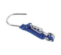 MOTHNUR Crochet de Plongée en Acier Inoxydable avec Corde de Sécurité Bleu, Léger et Résistant la Corrosion, pour Plongée en Dérive sur Récif et Photographes sous-Marins