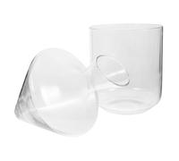 MOTHNUR Décanteur à Vin Transparent Verre Design Oblique Créatif Carafe à Décanter Améliorant Larôme Récipient pour Élégant et Pratique pour Maison