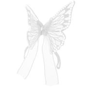 MOTHNUR Décoration de Bouteille de Vin Festive Ailes Nacrées Blanches en Perles et Strass Mini Ornement Souple pour Fêtes et Présents Accessoire Original pour Ambiance Joyeuse