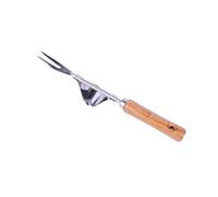 MOTHNUR Désherbeur Manuel Acier Inoxydable avec Fourche Ergonomique Outil Jardinage pour Arracher Pissenlits et Mauvaises Désherbage Patio et Cour Poignée Confortable Outil de Jardin