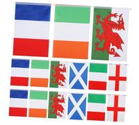 MOTHNUR drapeau de chaîne drapeau mondial drapeaux bannières banderoles Décorer Tissu polyester