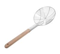 MOTHNUR Écumoire Cuisine Inox Acier Inoxydable avec Tamis Maille Fine pour Filtrage Huile et Friture Ustensile Cuisine à Manche Long pour Pâtes Légumes Viandes