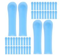 MOTHNUR Embouts de Rechange en Silicone Souple Bleus pour Nettoyeurs D’Oreilles 150 Pièces 12X35 MM Manchons Jetables pour Extraction Sûre du Cérumen Accessoires Hygiène Auriculaire