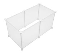 MOTHNUR Enclos Modulable pour Petits Animaux Panneaux Clôture Assembleable Résistante pour Rongeurs Hamsters et Hérissons Barrière Intérieure sans Porte Accessoires pour Cage Animaux