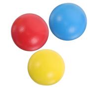 MOTHNUR Ensemble De Croquet 3 Pièces Maillet De Croquet Équipement De Jeu D'Extérieur pour Enfants Balles De Croquet pour Le Sport Boules Rondes en Bois pour L'Artisanat