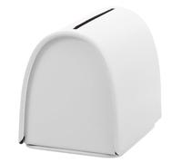 MOTHNUR Étui à Rasoir En Métal Blanc Compact Pour, Conteneur à Lames Portable, Boîte De Recyclage De Lames Adaptée Au Voyage