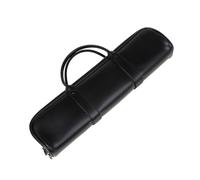 MOTHNUR Étui en Cuir Noir pour Flûte 16 Trous, Paquet de Rangement Rigide pour Instruments à Vent, Conteneur de Transport Pratique et Fiable pour Flûte, Pochette Simple Adaptée aux