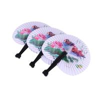 MOTHNUR Éventail Pliant Chinois Vintage Léger et Portable Petit Ventilateur Ornemental Pliable pour Femmes Cadeau Original avec Motifs Aléatoires Accessoire Décoratif et Photo pour