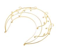 MOTHNUR Halo Headband Femme Élégant Doré pour Carnaval Cosplay Mariage Vintage Accessoire de Coiffure