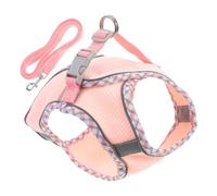 MOTHNUR Harnais Chien Portable Réfléchissant Multifonctionnel avec Laisse Ajustable pour Chiots et Chiens Moyens Accessoire Pratique et Résistant pour Dressage et Promenade