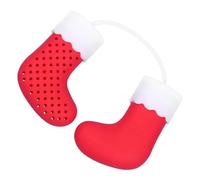 MOTHNUR Infuseur à de Noël en Silicone Passoire à Thé de Chaussette Filtre Résistant à la Déformation Présent Original