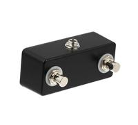 MOTHNUR Interrupteur à Pédale Double pour Effet Guitare Commutateur Momentané Pouce Stéréo Compatible Pédales Delay et Multi-effets Accessoire Instrument de Musique