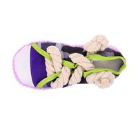 MOTHNUR Jouet à Mordiller pour Chiots Forme Pantoufle Jouet Squeaky Interactif Et Léger Anti-dégradation pour Petits Chiens Nettoyage Facile Et Divertissement Longue Durée