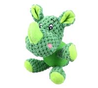 MOTHNUR Jouet Sonore Interactif pour Chien Peluche Forme De Rhinocéros Jouet à Mâcher Éducatif pour Animaux Réduit Ennui Et Prévient Les Dégâts