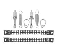 MOTHNUR Kit Accessoires Pédale de Grosse Caisse Jazz avec Double Chaîne Tendeur de Ressort et Vis Compatible Pédale Simple et Double Installation Facile et Fonctionnement Fluide