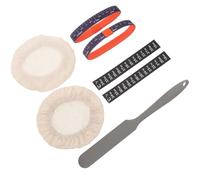MOTHNUR Kit Accessoires pour Pot de Démarrage Au Levain Couvercles Respirant Bandes de Marquage Date et Thermomètres Spatule pour Fermentation Maison et Boulangerie