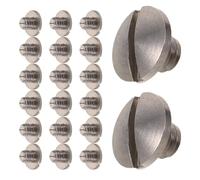 MOTHNUR Kit de 20 Vis à Instruments de Musique en Métal Argenté, Vis de Réparation D'instruments Soi-même pour Flûte Traversière, Outils Portables Anticorrosion pour Entretien Rapide