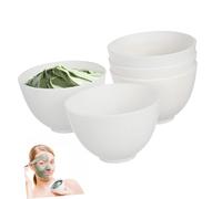 MOTHNUR Kit De 5 Bols En Silicone Pour Masques Faciaux Et Soins Capillaires Accessoires Diy Pour Salon De Beauté La Maison