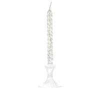 MOTHNUR Lampe à Huile en Verre Spirale Petite Taille Bougie Pilier Rechargeable Décoration Nordique pour Dîner Romantique et Ambiance Intérieure Lampe à Huile Décorative pour Maison et