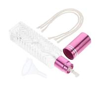 MOTHNUR Lampe à Portable Compacte pour Camping Réchaud Allumage Rapide Outil Dallumage sans pour Randonnée et Survie Corps Transparent et Capuchon Rose