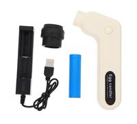 MOTHNUR Lampe de Candler LED pour Éclosion Vérificateur Œufs Portable Lumière Forte pour Test Fertilité et Légère Convient à Tous Types Œufs