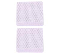 MOTHNUR Lingettes Nettoyantes pour Colle de Cils et Ongles Disques en Cellulose sans Peluche Couleur Lavande 1 Boîte de 50 Pièces Accessoires Professionnels pour Nettoyage Précis des
