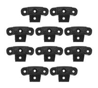 MOTHNUR Lot de 10 Coussinets Triangulaires Antidérapants Noirs, Grands Supports en Matériau Résistant la Chaleur pour Cuiseur à Riz et Mijoteuse, Pieds de Rechange Stables