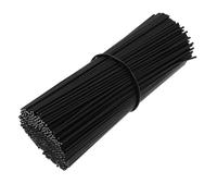 MOTHNUR Lot de 1000 Fils d'attache pour Plantes De Vigne, Fixation Jardin 0,7 Mm Fil Métallique Rond Noir 12 Cm, Lien Support Polyvalent pour Tiges Et Branches en Jardin, Balcon Et Serrage