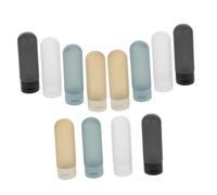 MOTHNUR Lot De 12 Flacons De Voyage Rechargeables Pour, Tubes Souples De 60 Ml, Flacons De Soins Peau, Contenants Cosmétiques Portables Et Étanches Pour Produits De