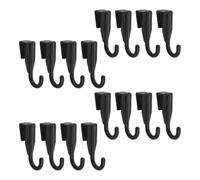 MOTHNUR Lot de 16 Crochets Multifonctionnels en Plastique 10mm pour Grille de Four à Micro-ondes, Support de Porte Peu Encombrant, pour Suspendre Ustensiles Cuisine et Serviettes,