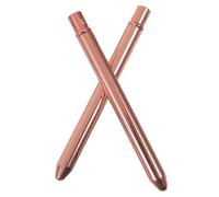 MOTHNUR Lot de 2 Brosses à Cils Recourbantes Petit Format, Applicateurs de Mascara Portables en Métal Rose Doré, pour Femmes, Usage Quotidien et Maquillage Professionnel