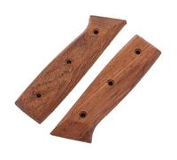 MOTHNUR Lot de 2 Manches de Couteau en Bois Antidérapants Trou Poignées Ergonomiques pour Coupe-Légumes Accessoires de Rechange Confortables pour Couteaux Cuisine