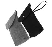 MOTHNUR Lot de 2 Paquets Imperméables pour Bébé Paquets de Rangement Compacts Noir et Gris Pochettes Portables pour Couches Humides et Sèches Organisateurs de Voyage Pratiques pour