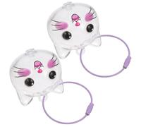 MOTHNUR Lot De 2 Porte-Clés Souvenirs pour Poils De Chat en Abs Rose