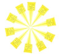 MOTHNUR Lot de 20 Pluviomètres Extérieurs Transparents 38 CM Large Ouverture Jauge d'Arrosage Automatique en Plastique pour Jardin Terrasse Pelouse Outil Précis de Mesure de Pluie et