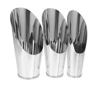 MOTHNUR Lot De 3 Pelles à Terre en Acier Inoxydable pour Bonsaï Et Plantes Succulentes, Outils De Jardinage Compacts Petit, Moyen Et Grand pour Rempotage Et Plantation Intérieure