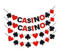 MOTHNUR Lot de 4 Banderoles Suspendues en Feutre Lettres et Cœurs Rouges Décoration D’Intérieur pour Fête Guirlande de Bannière Festive pour Anniversaire et Saint-Valentin