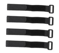 MOTHNUR Lot De 4 Colliers Anti-Bruit en Nylon Réglables pour Coqs, Tour De Cou Noir, Accessoires Pratiques pour Volailles De Ferme, Protection Nuisances Sonores