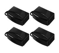 MOTHNUR Lot de 4 Éponges Applicatrices pour Entretien Pneus Voiture avec Couvercle, Brosses en Mousse Non Abrasives, Outils de Nettoyage Auto pour Polissage, Cirage et Lustrage, Kit