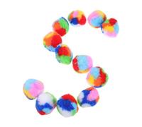 MOTHNUR Lot de 40 Balles en Peluche pour Chatons et Chats, Jouet Interactif Réutilisable Qui Stimule L’activité et Attire L’intérêt des Animaux D’intérieur