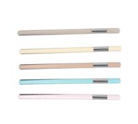 MOTHNUR Lot de 5 Crayons à Dessin Éternels Transparents, Corps en Acrylique, Mines Remplaçables, Crayons sans Encre Réutilisables pour Écriture et Travaux Scolaires, Couleurs Assorties