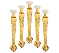 MOTHNUR Lot de 5 Pinces Métalliques Biseautées pour Charbon de Parfum Accessoires en Fer Épais pour Brûleur de Parfum Compatible Cônes Parfumés Rituels Orientaux et Contemplation