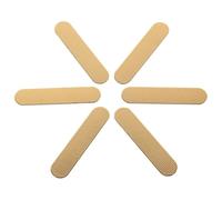 MOTHNUR Lot de 6 Entretoises Dorées pour Micro Simple Bobinage de Guitare Électrique Accessoires de Réparation Compatibles Pièces de Joint pour Amélioration Sonore Précise Installation