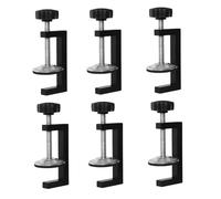 MOTHNUR Lot de 6 Serrage-Joints en G Métalliques Robustes Pince de Serrage Réglable pour Menuiserie Bricolage et Soudure Pince en G Petite Taille pour Fixation Précise et Usage