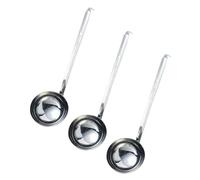 MOTHNUR Louches à Soupe Inox 60cc 3 Pièces Acier Inoxydable 1,5 Mm Poignées Longues Service La Cuisine Familiale Et Professionnelle