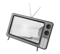 MOTHNUR Loupe d'Écran pour Téléphone Portable Support Pliable Amplificateur d'Écran Rétro 3Ème Génération Couleur Gris Technologique Agrandisseur pour Films Vidéos et Jeux Accessoire