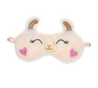 MOTHNUR Masque de Sommeil en Peluche Alpaga Bandeau Occultant Design Licorne Élégant Matériau Doux et Confortable Adapté aux Garçon et Filles et Adultes Repos Nocturne