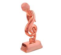MOTHNUR Microphone Résine pour Discours et Chant pour Concours de Karaoké Remise de Prix Polyvalente pour Garçon Fille et Adultes Décoration et Distinctive