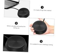 MOTHNUR Microphone USB Omnidirectionnel pour PC Portable de Bruit Voix Claire pour Vidéoconférences Streaming et Jeux Léger et Portable Compatible Windows